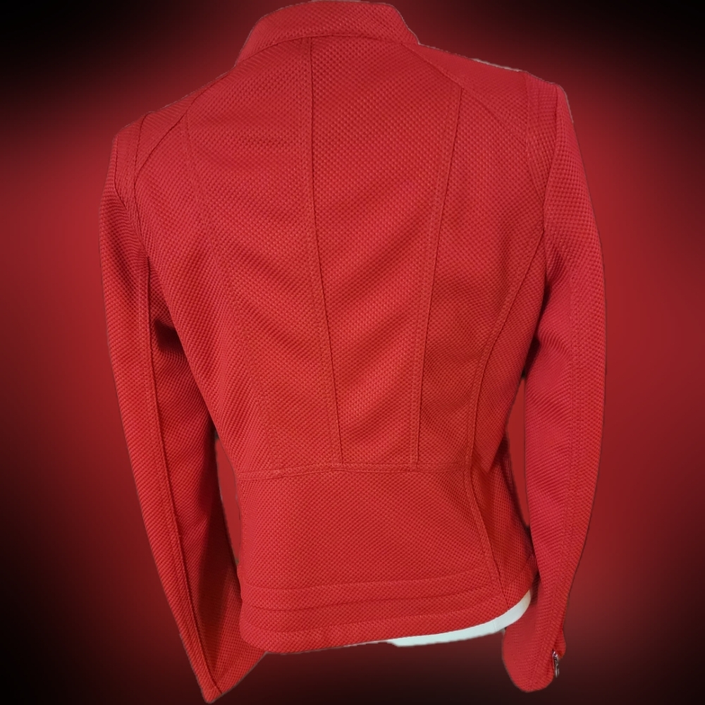 Black Rivet Red Jacket - Picture 2 of 10